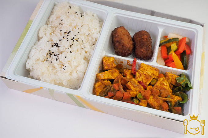 テンペドライカレー弁当