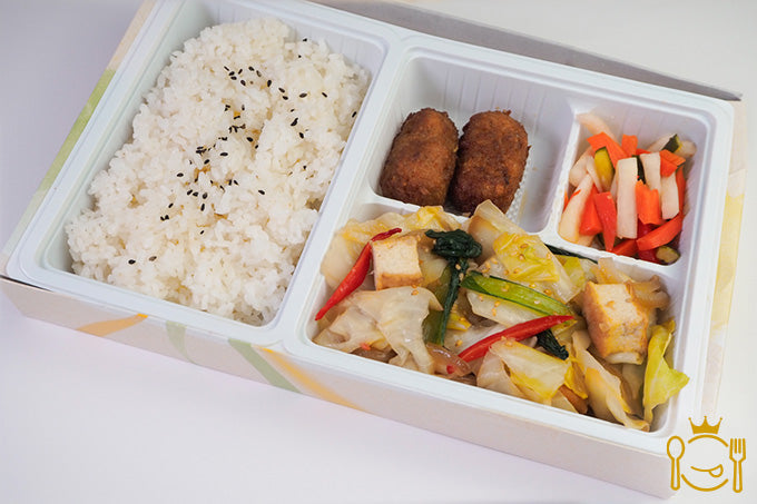 豆腐・野菜炒め弁当