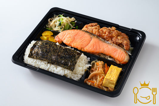 のり鮭弁当