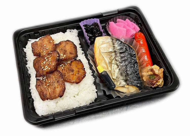 豚めし弁当（鯖の塩焼き）