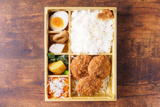 一口ソースカツ弁当～柔らかヒレカツ3枚～