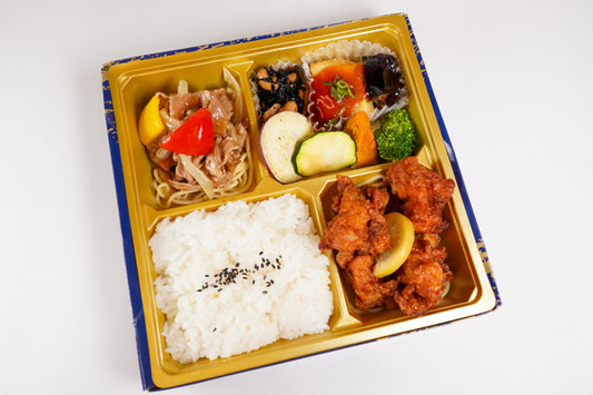 Ｗメイン弁当 牛焼肉&唐揚